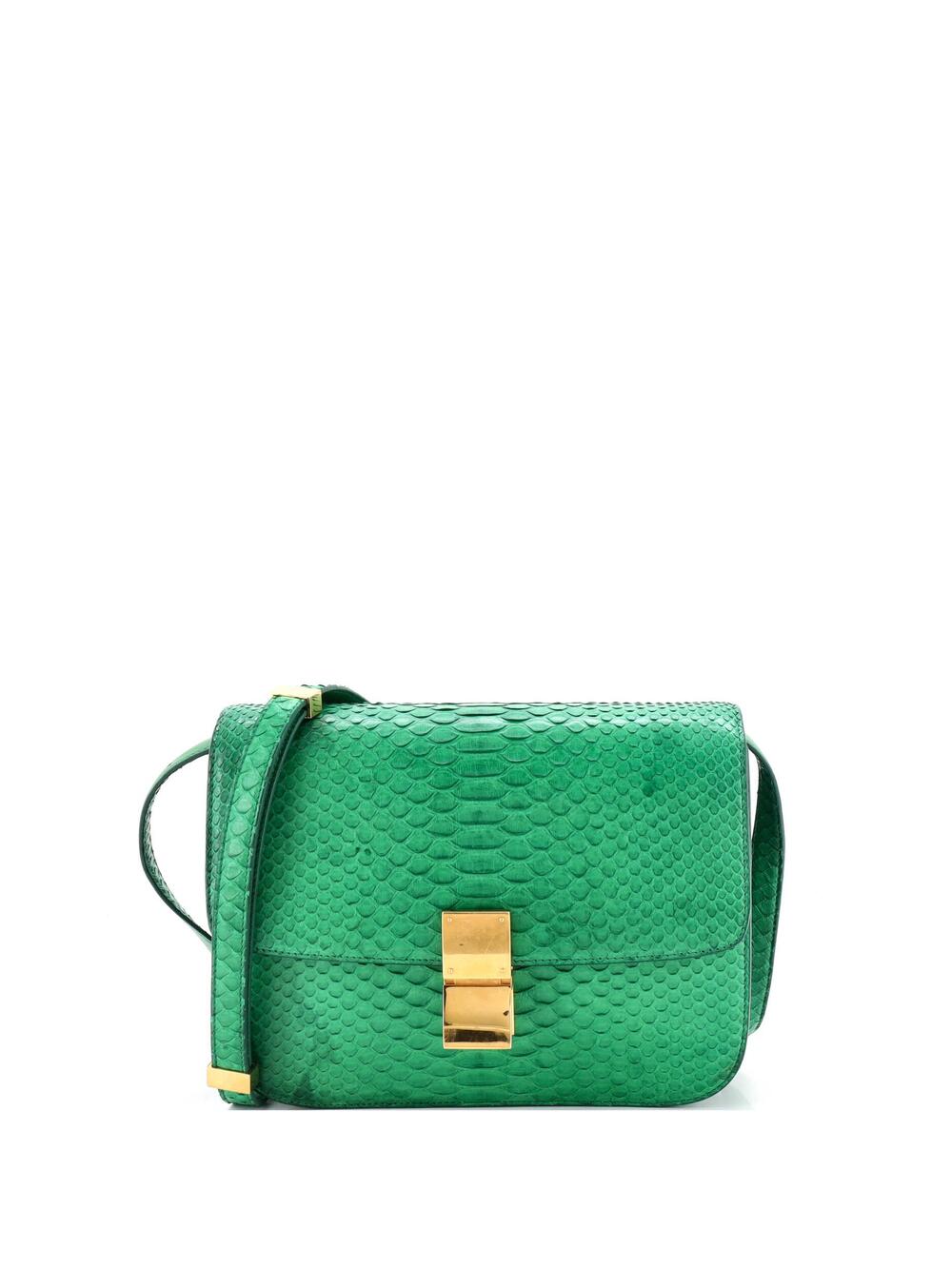 Celine Classic Box Bag Python Small #313074C16B